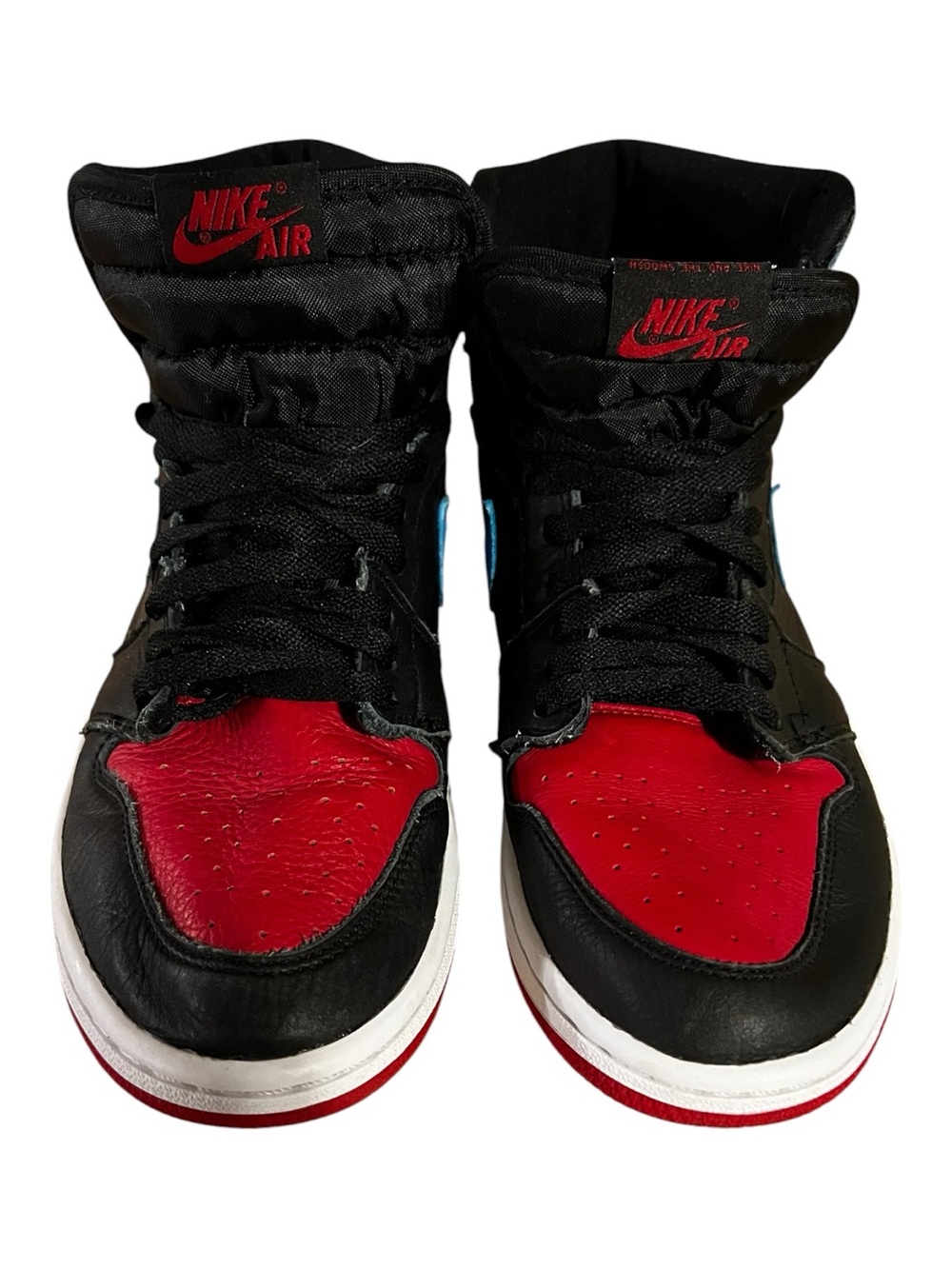 Nike Air Jordan 1 Mid - Red, Black & Blue Accent - Picture 2 of 9